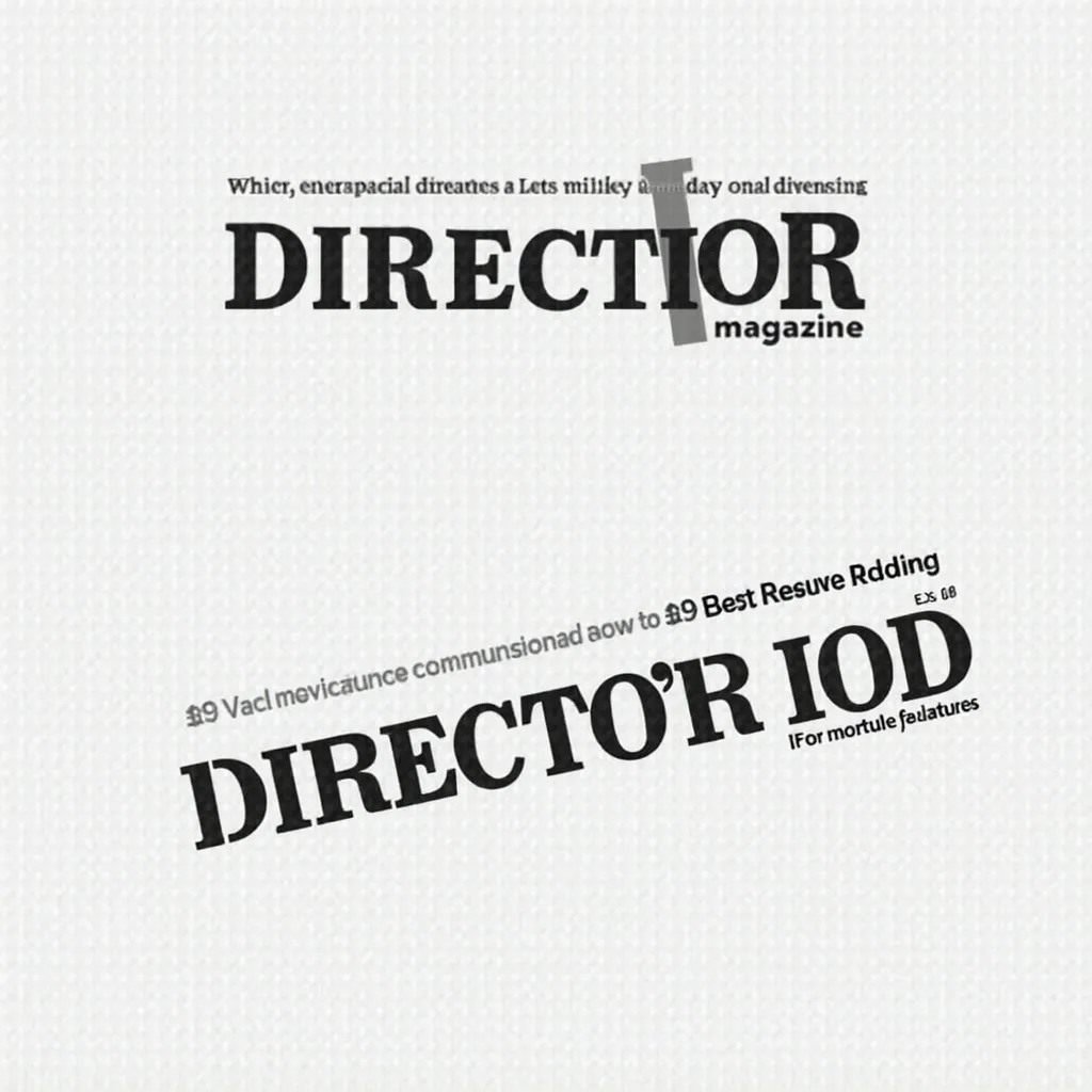 Director Magazine Logo