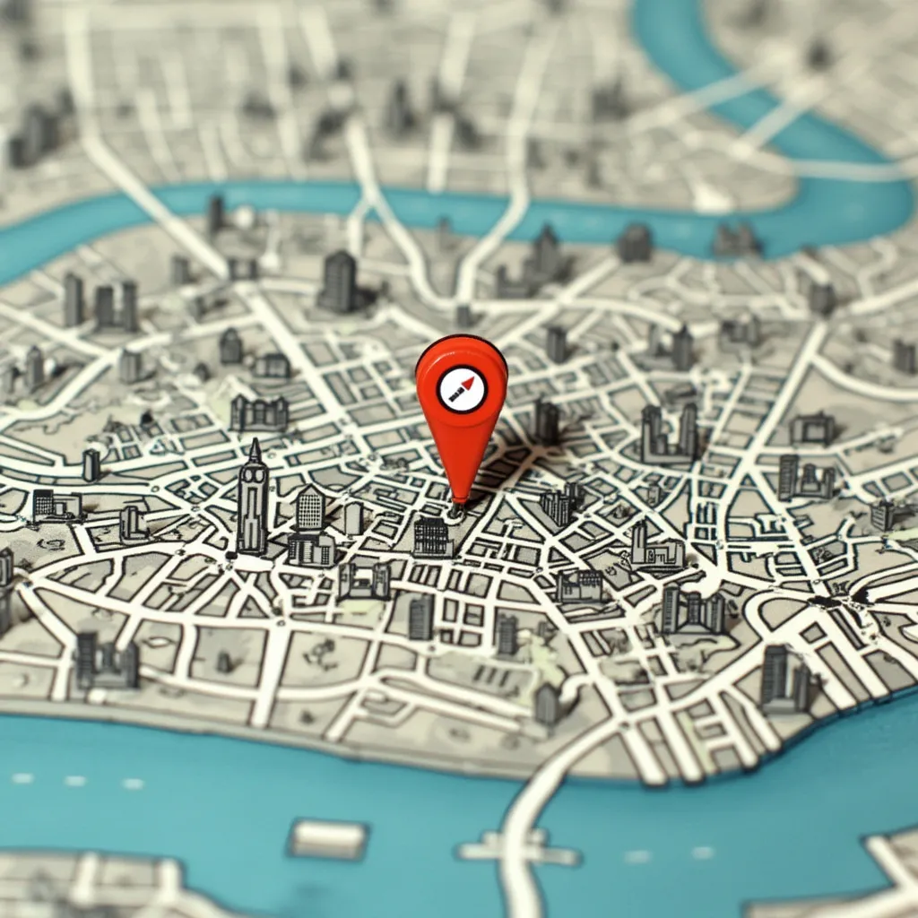 Map showing location of UK business coaching office